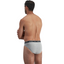 20 X Jockey Elastic Cotton Brief Underwear Black / Grey Undies