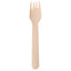 200 X Disposable Wooden Cutlery Bulk Bamboo Party 160mm - Spoons/Knives/Forks