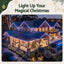 20M Christmas Lights Icicle Light 800 LED Multi-coloured Jingle Jollys