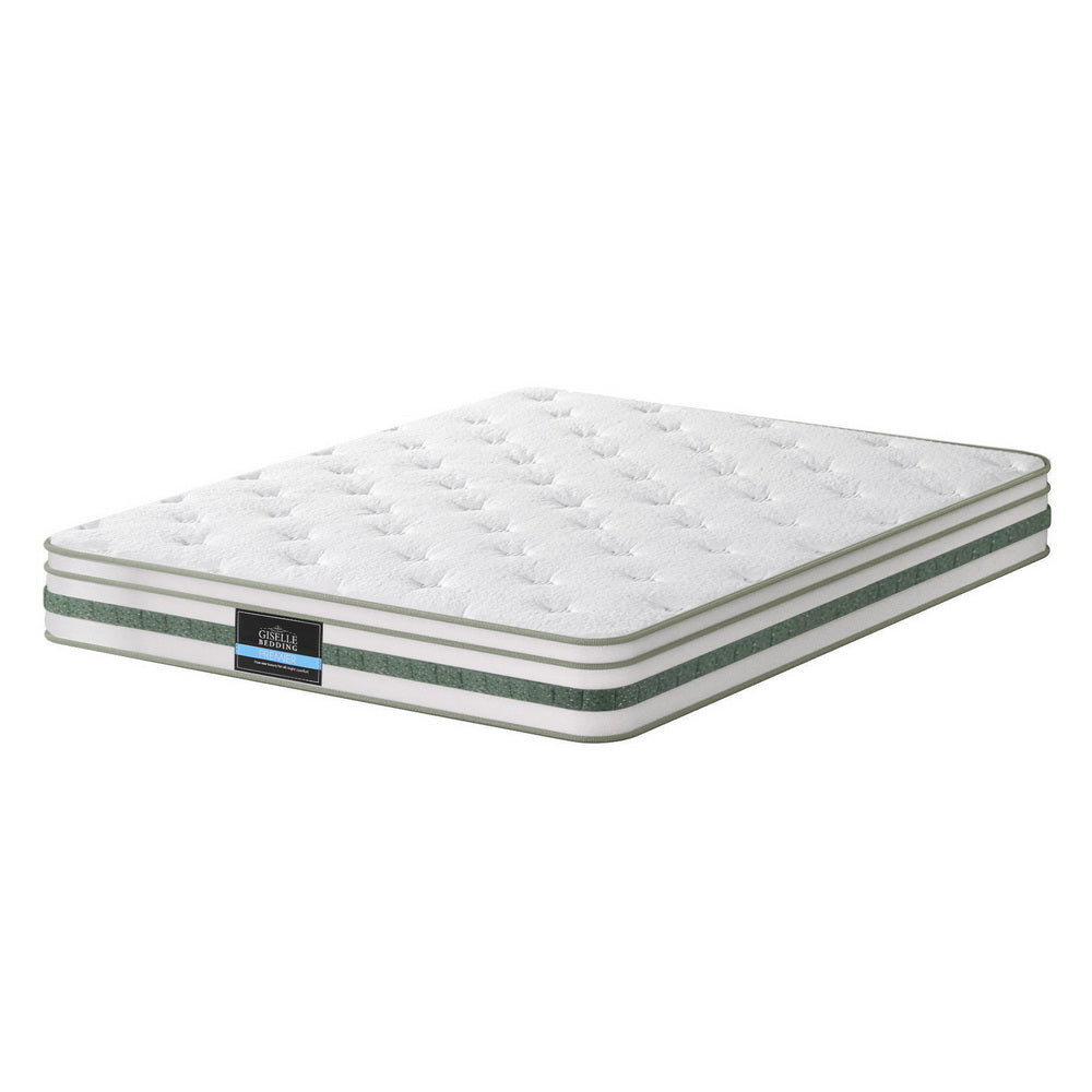 20cm Giselle Mattress Queen Green Tea Mattresses