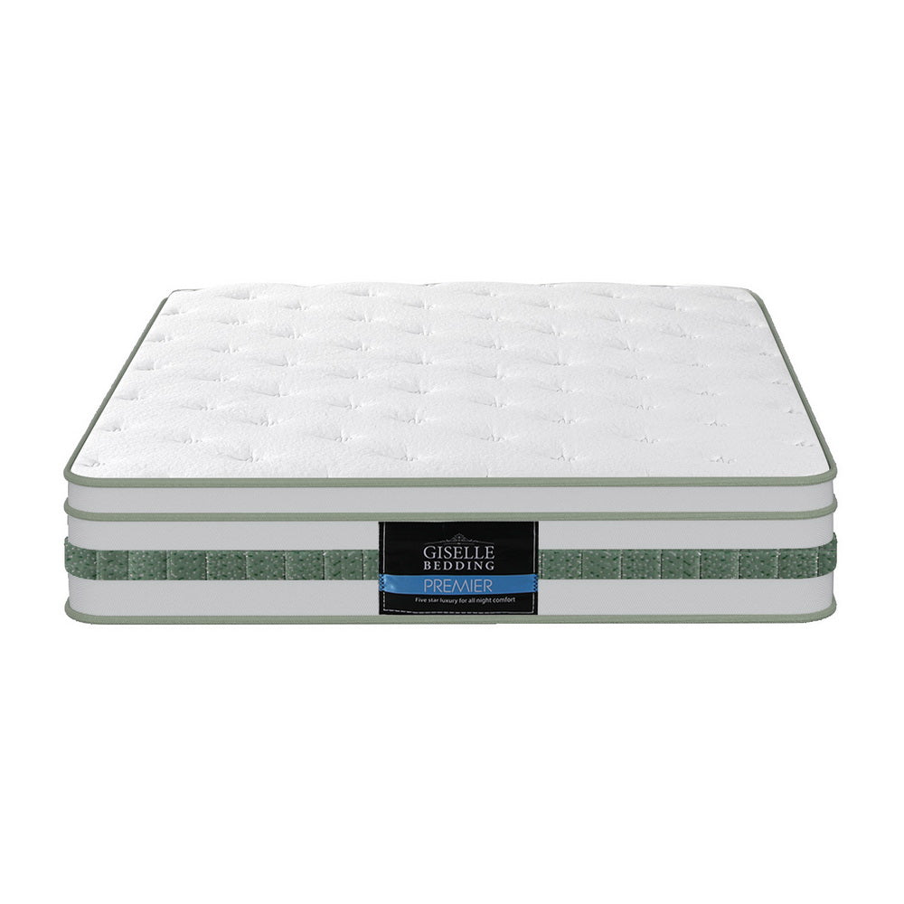 20cm Giselle Mattress Single Green Tea Mattresses
