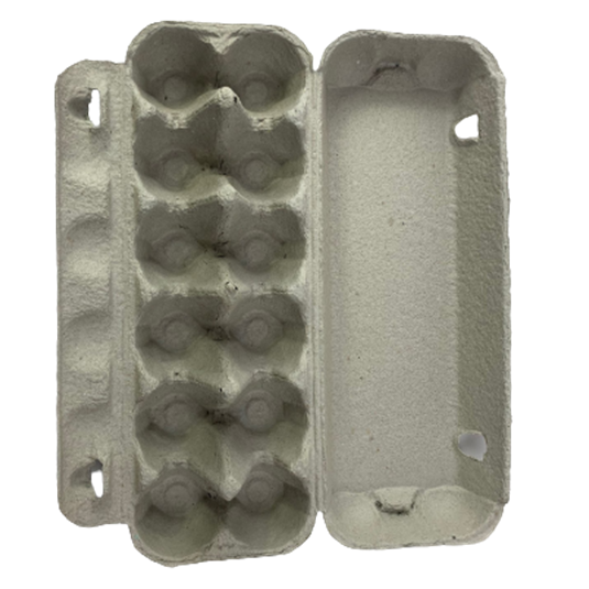 25 X Egg Cartons For 12 Eggs Full Dozen New Carton Grey
