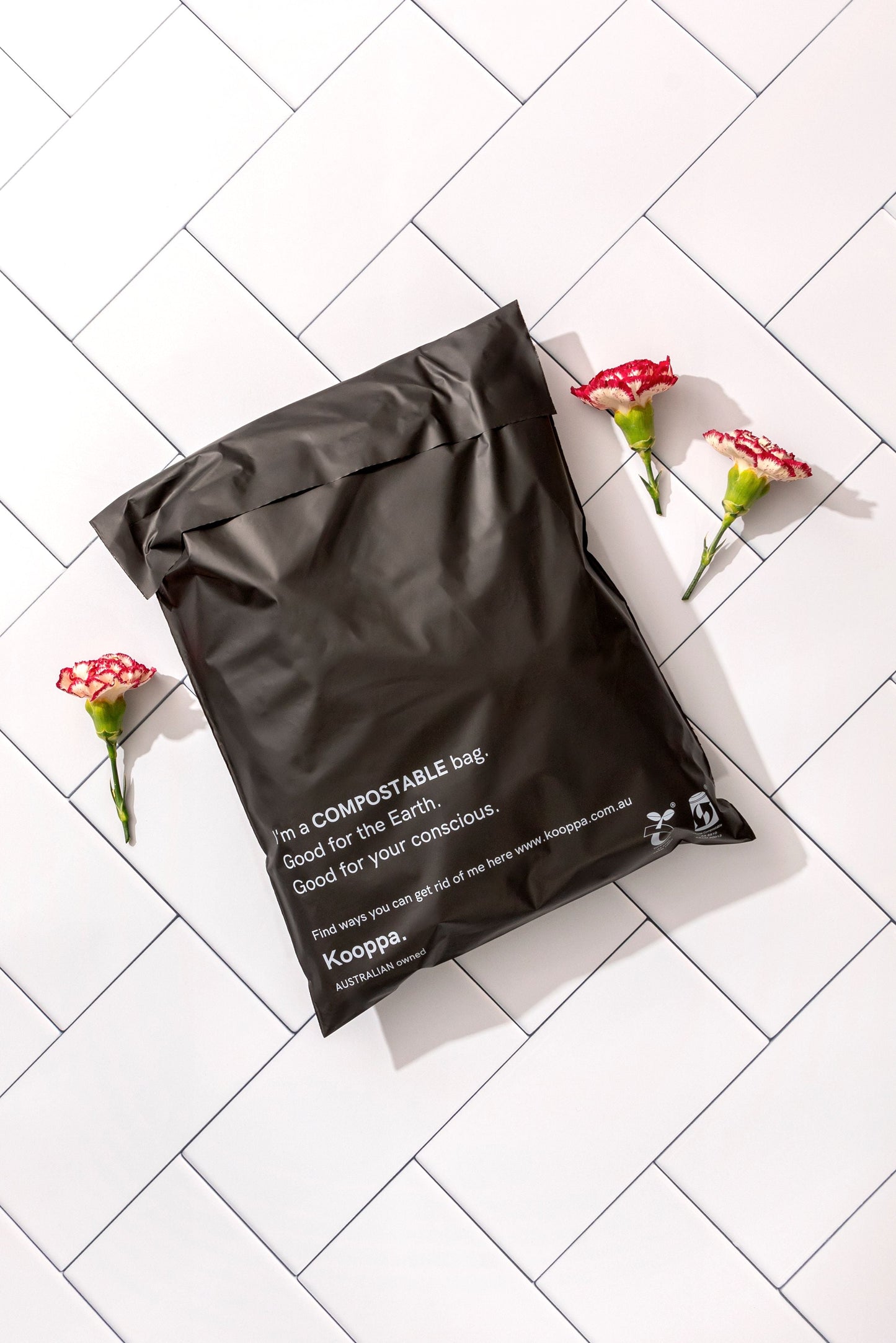 250 X Black Biodegradable Medium Mailer 280X380mm Compostable Bag Satchels