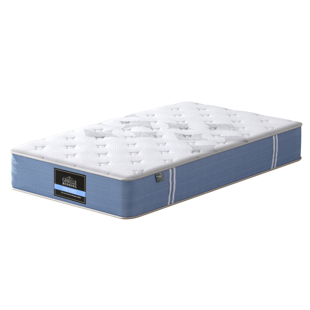 25cm Giselle Mattress King Single Bed Pocket Spring Mattresses