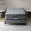 Giselle Bedding King Single Mattress 26cm Enhanced 6-turn Pocket Spring for Isolate Motion with Reinforced Edge Support