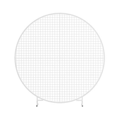 2M Round Backdrop Stand Wedding Background Decoration Party Flower Balloon Display