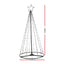 2.1M Christmas Tree LED Solar Warm Jingle Jollys