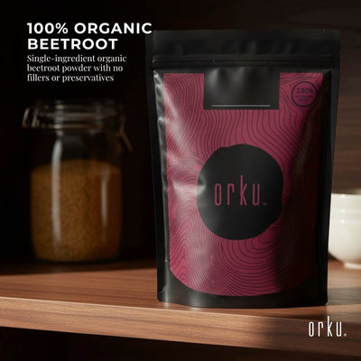 Orku Organic Beetroot Powder ACO Certified 100% Pure Beet Root Bulk Bags