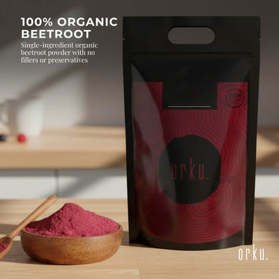Orku 20Kg Organic Beetroot Powder ACO Certified 100% Pure Beet Root