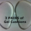 3 Pairs X Silicone Gel Cushions Women Wearing High Heel Shoes Feet Party