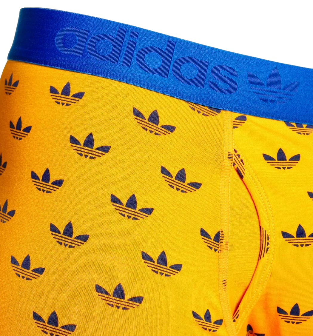 3 x Adidas Mens Multi Coloured Trunks Cotton Comfort Flex Everyday Underwear