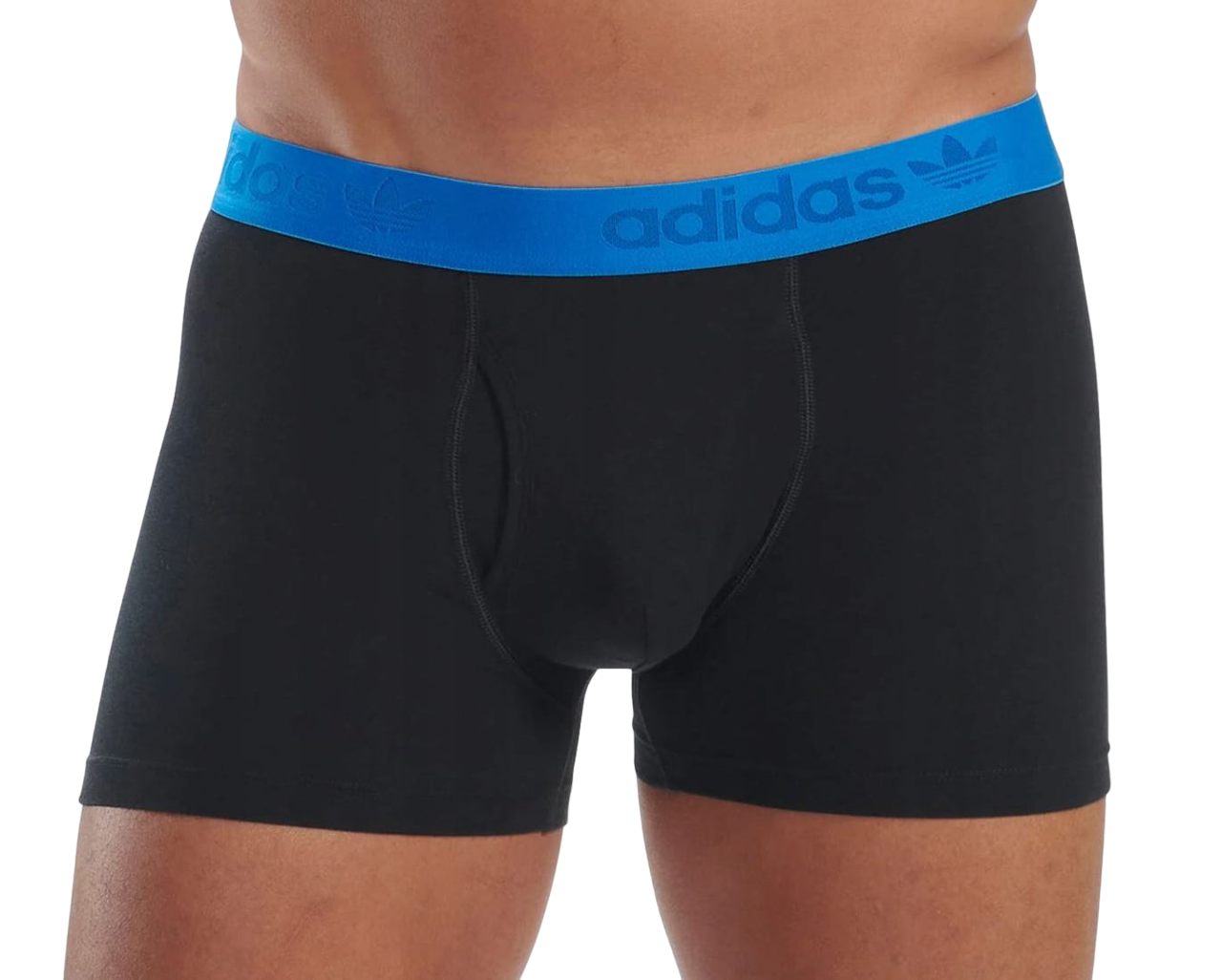3 x Adidas Mens Multi Coloured Trunks Cotton Comfort Flex Everyday Underwear