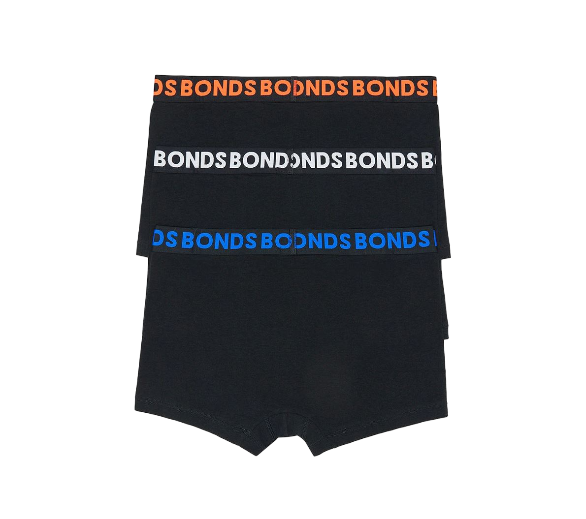 3 x Bonds Mens Everyday Trunks Underwear Black Multi Undies