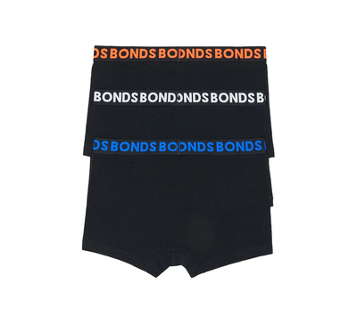 3 x Bonds Mens Everyday Trunks Underwear Black Multi Undies