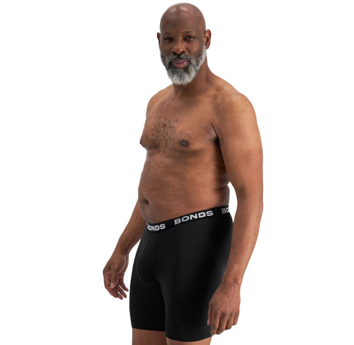 3 x Bonds Mens Total Package Long Trunks Underwear Undies Black
