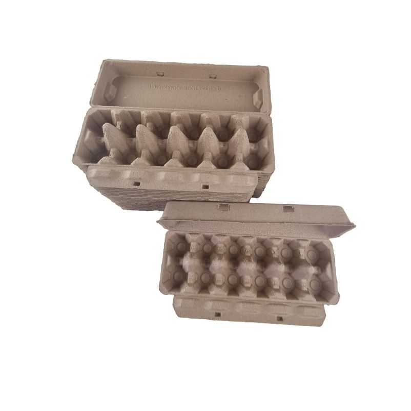 300 X Extra Large Brown Duck Egg Cartons For 12 Eggs Full Dozen Cardboard Carton