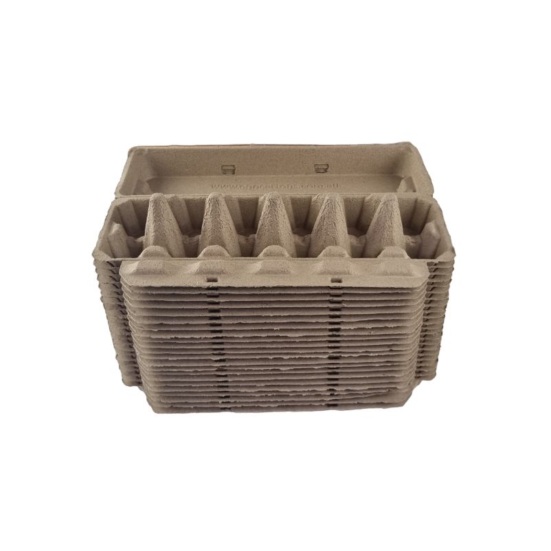 300 X Extra Large Brown Duck Egg Cartons For 12 Eggs Full Dozen Cardboard Carton