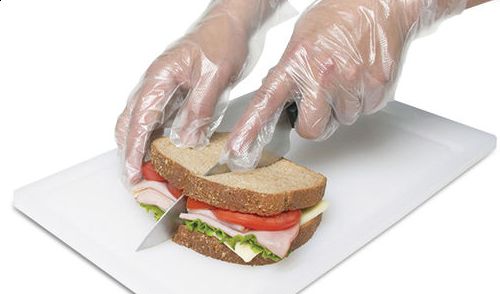 3000 Pcs X Disposable Clear Poly Gloves Non-Sterile Polyethylene Latex Free
