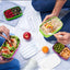 4 x Bentgo All-In-One Lunch Box Container Storage Purple
