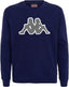 4 x Mens Kappa Tarvit Logo Sweatshirt 922 Jumper Pullover Blue/Grey
