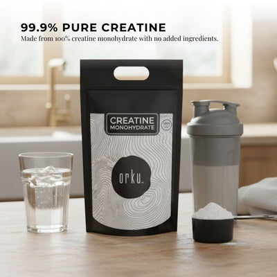 Orku 5Kg Creatine Monohydrate Powder 200 Mesh Micronised 99.9% Pure