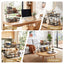 5-Star Chef 2 Tier Fruit Basket Bowl Detachable Kitchen Food Storage Stand
