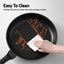 5-Star Chef Non Stick Frying Pan Cast Aluminium Steak Skillet BBQ Cookware 30cm