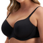 5 x Be By Berlei Womens Full Coverage Black T-Shirt Fuller Cup Bra