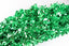 5 x Christmas Tinsel Thick Xmas Garland Tree Decorations - Green