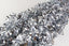 5 x Christmas Tinsel Thick Xmas Garland Tree Decorations - Silver