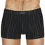 5 x Jockey Mens London Trunks Underwear Striped Black Jocks