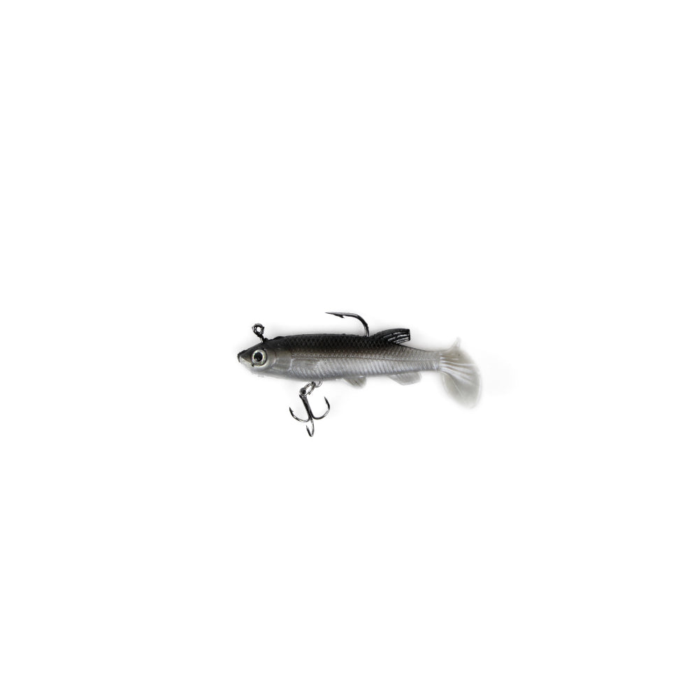 5 x Soft Plastic Vibe Freshwater Lures Mullet Flathead Jig Heads Cod Fishing