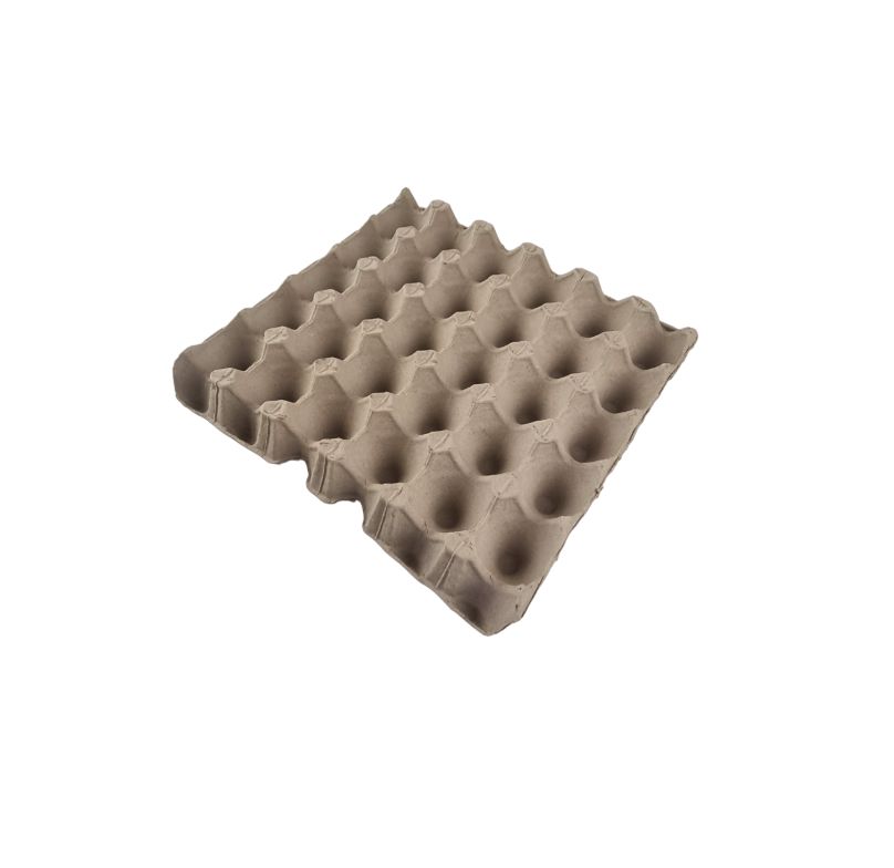 50 X Brown Pocket Egg Trays Cardboard Fillers For 30 Eggs