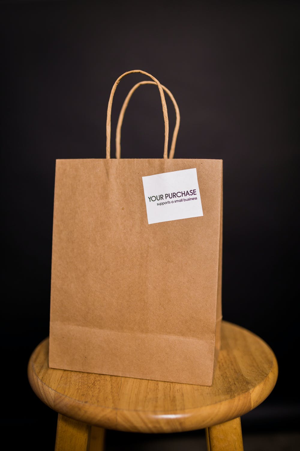 50 X Brown Twisted Handle Kraft Paper Bags Size Small