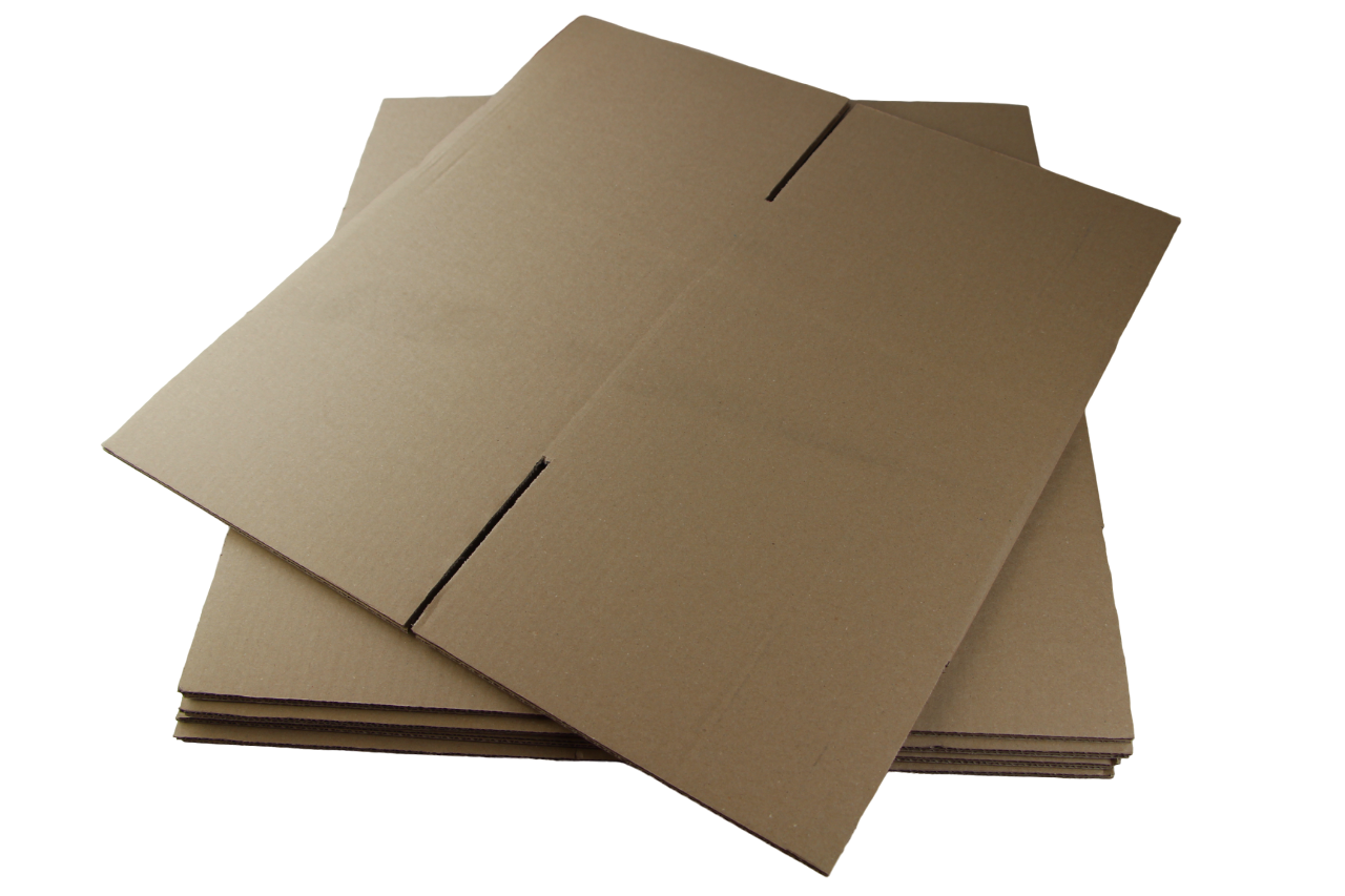 50 X Cardboard Packing Storage Moving Removalist Boxes Flat-Packed Carton
