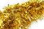 50 X Christmas Tinsel Thick 2-Tone Xmas Garland Tree Decorations - Gold/Gold