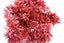 50 X Christmas Tinsel Thin Xmas Garland Tree Decorations - Red