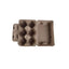 50 X Large Brown Duck Egg Cartons For 6 Eggs Half Dozen Carton