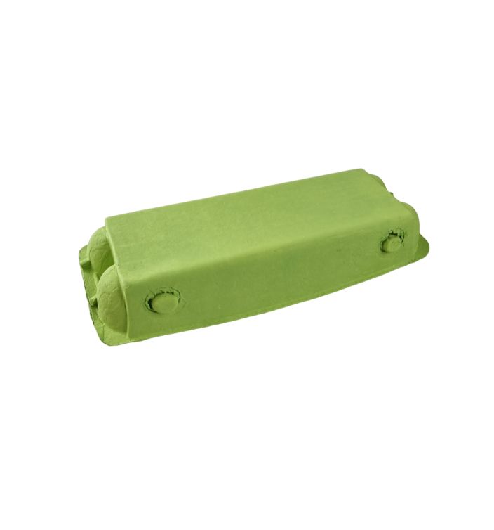 50 X Lime Green Full Dozen Carton 12-Egg Recyclable Egg Cartons