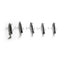 50 X Soft Plastic Vibe Freshwater Lures Mullet Flathead Jig Heads Cod Fishing