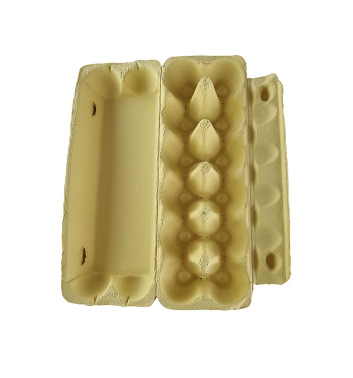 50 X Yellow Full Dozen Carton 12-Egg Recyclable Egg Cartons