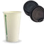 500 Cups + 500 Lids Disposable Biocup Coffee 280Ml/350Ml Bulk Paper Takeaway