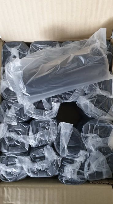 500 Pcs X 27L White Black Tidy Garbage Bin Liners Bags