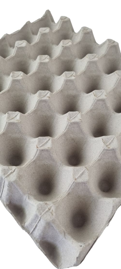 75 X Brown Pocket Egg Trays Cardboard Fillers For 30 Eggs