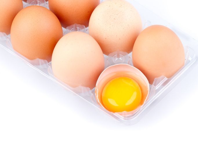 75 X Clear Duck Egg Cartons For 8 Large Eggs