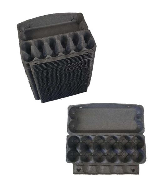 75 X Egg Cartons For 12 Eggs Full Dozen New Carton Grey / Brown