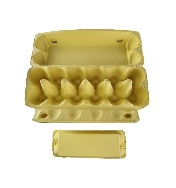 75 X Yellow Full Dozen 12-Egg Recyclable Egg Cartons