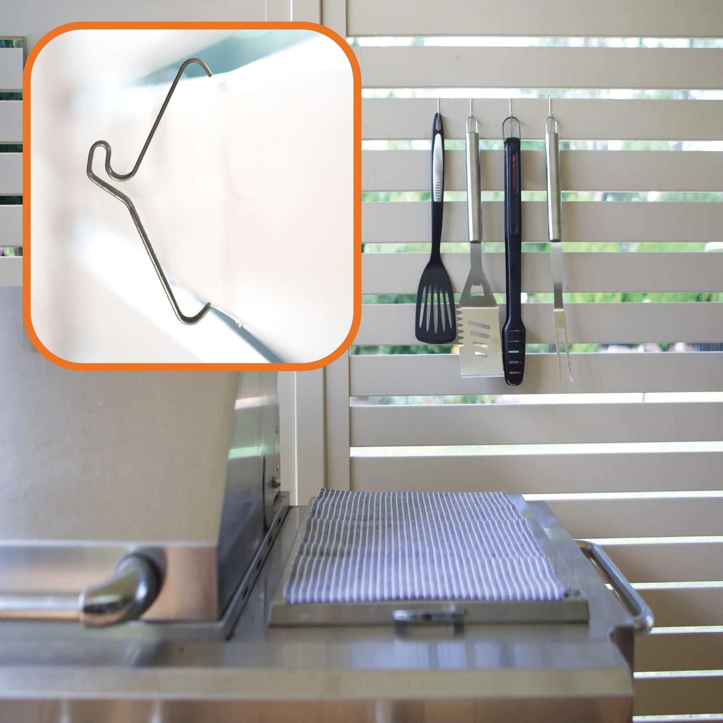 76mm (3") Brick Hooks - Wall Clips Hangers For Pictures Plants Decor