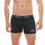 8 x Kappa Mens Black/Black Boxer Shorts Comfy Trunks