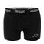 8 x Kappa Mens Black/Black Boxer Shorts Comfy Trunks